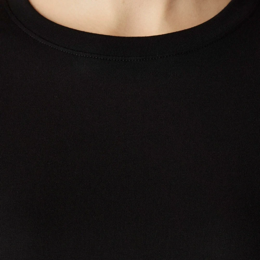 NWT J. Crew Refined Rib Elbow-Sleeve T-Shirt Heather Gray Silver Size S C1023 - Picture 15 of 15